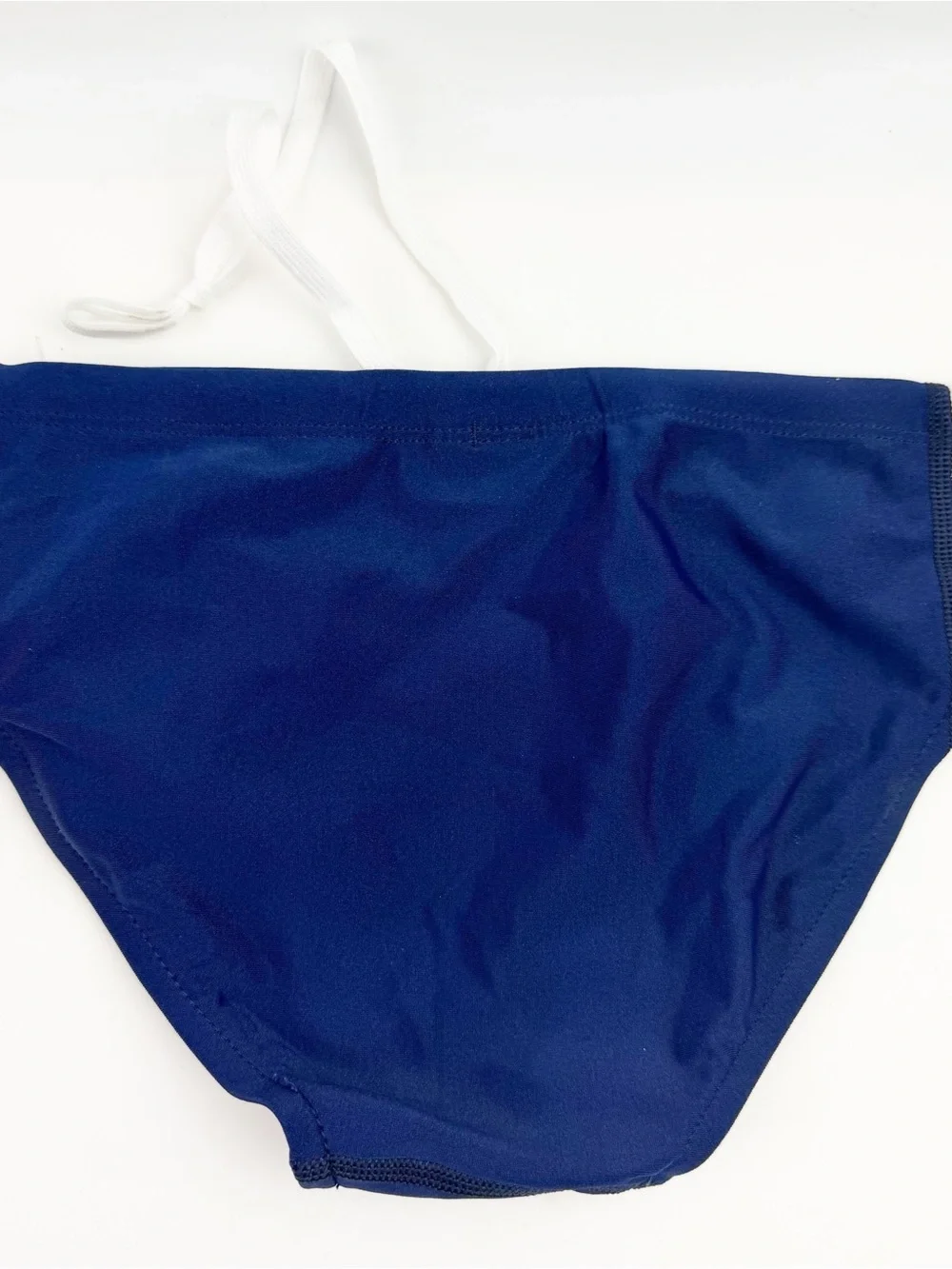 Adidas Swim Briefs Mens Blue Striped Water Polo Sports Beach Swim Size 30 NOS